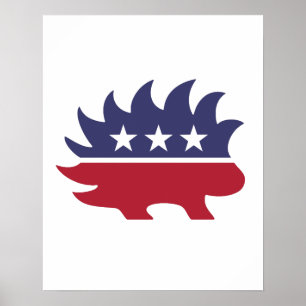 Poster Porc-épic libertarien - - 