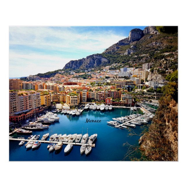 Poster Port de Monaco (Devant)