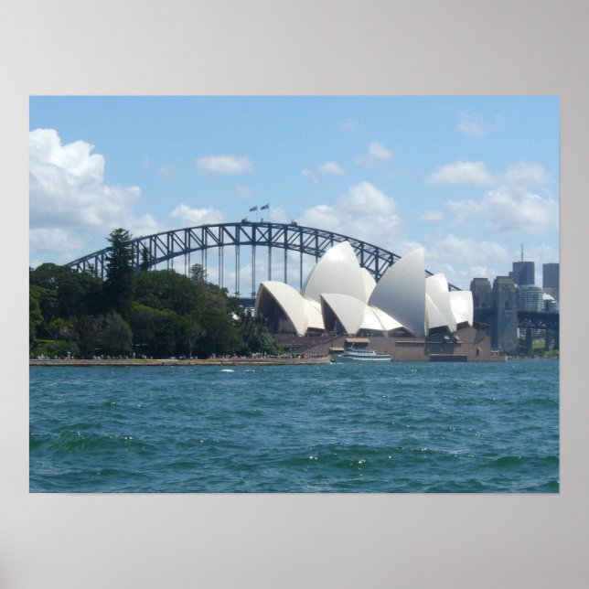 Poster port de sydney (Devant)