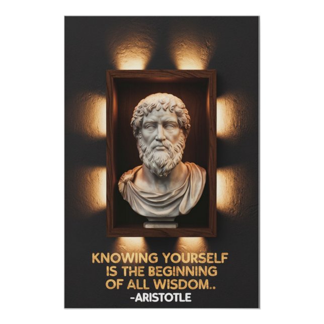 Poster Portail de la sagesse L'essence d'Aristote (Devant)