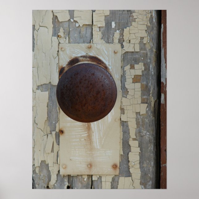 Poster Porte abandonnée (Devant)