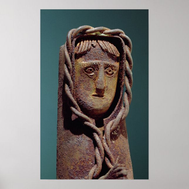 Poster Porte-bougie avec une figure de Jésus (Devant)