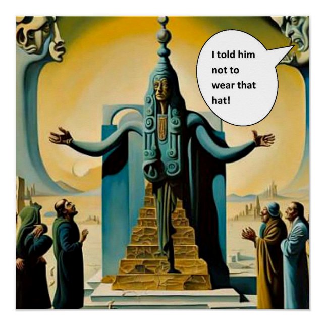 Poster Porte ce chapeau (Devant)