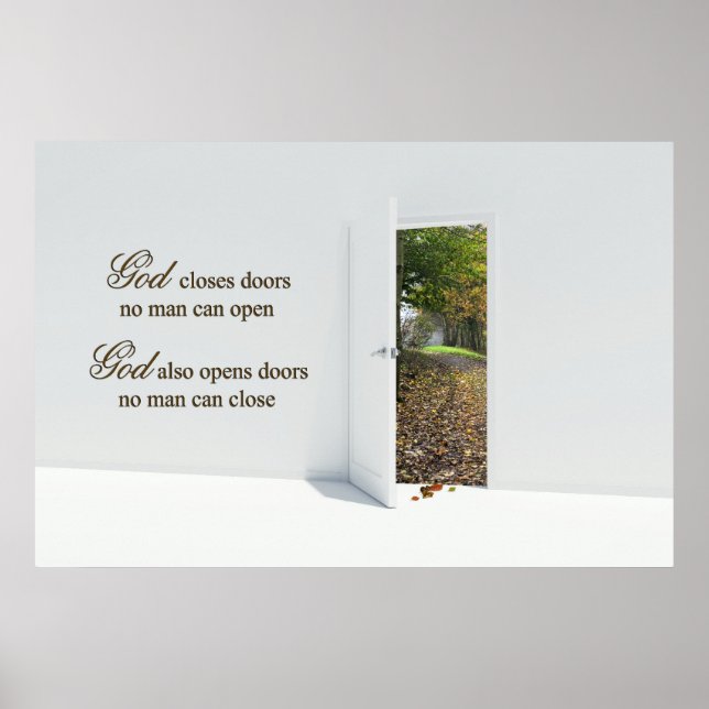 Poster Porte d'automne (Devant)