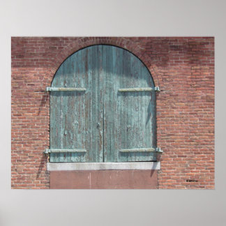 Poster - Porte d'entrepôt
