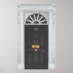 Poster Porte du Downing Street Dix
