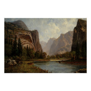 Poster Portes du Yosemite - Albert Bierstadt