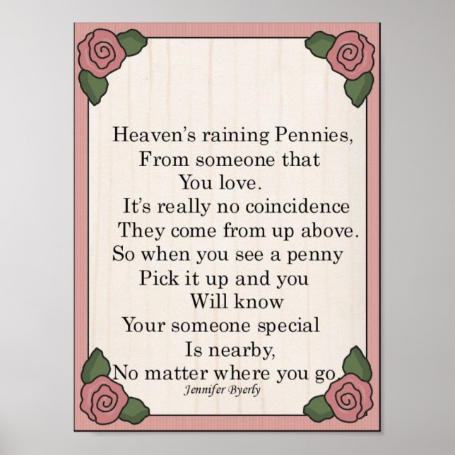 Poster Portfolio-Penny de Heaven-Glue Penny on (Devant)