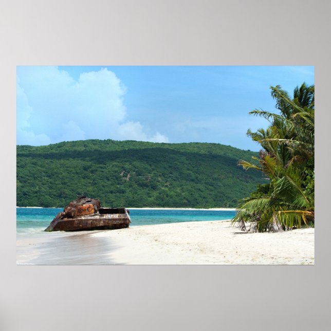 Poster Porto Rico Beach Tank (Devant)