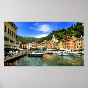 Poster portofino italia
