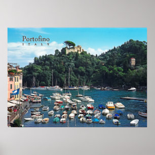 Poster Portofino Italie