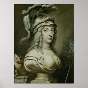 Poster Portrait Allégorique de la reine Christina de