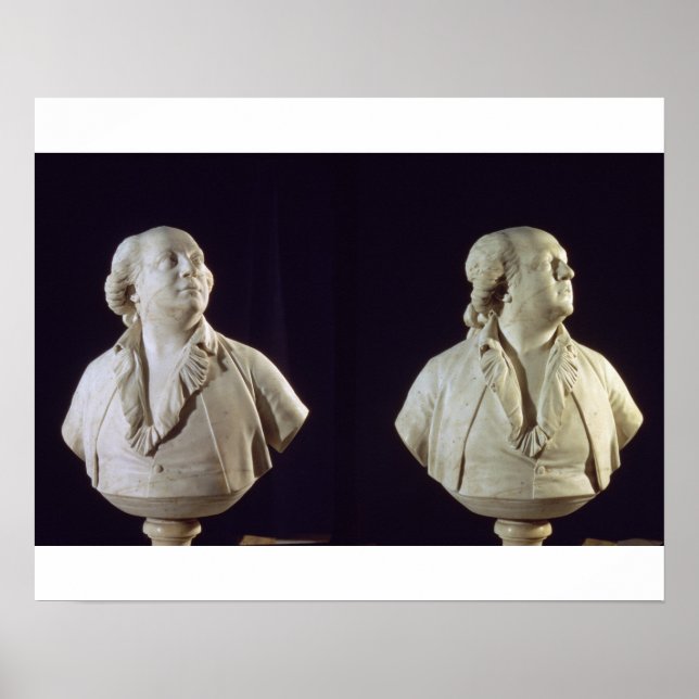 Poster Portrait bust of Giuseppe Balsamo (1743-95), calle (Devant)