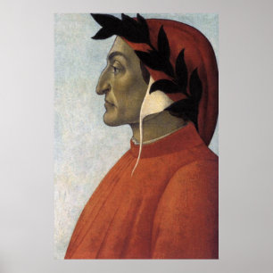 Poster Portrait d'affiche de Dante