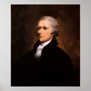 Poster Portrait d'Alexander Hamilton par John Trumbull