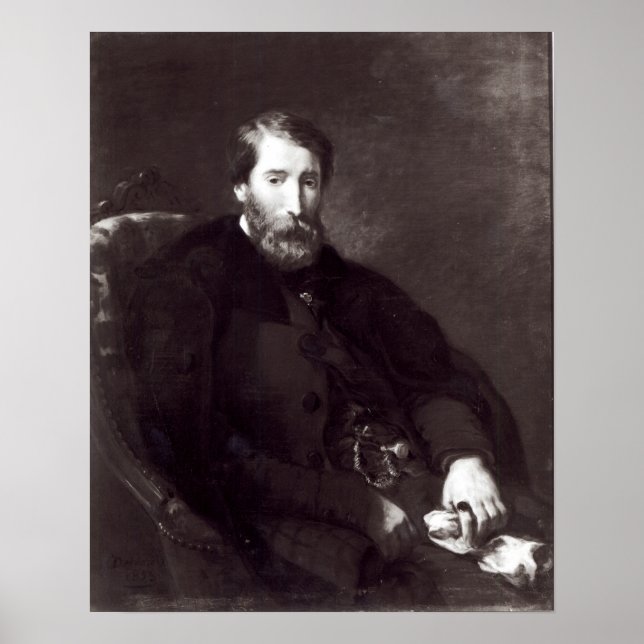 Poster Portrait d'Alfred Bruyas (Devant)