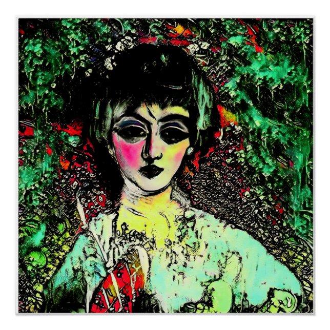 Poster Portrait de Beauté Gothique  (Devant)