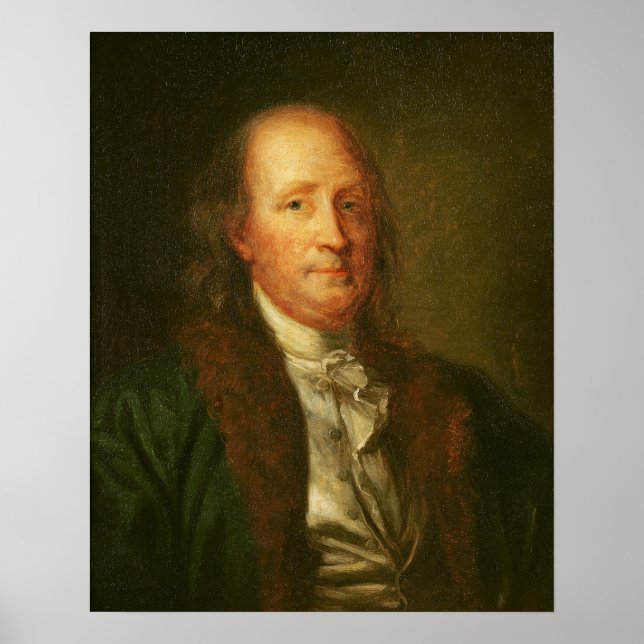 Poster Portrait de Benjamin Franklin (Devant)