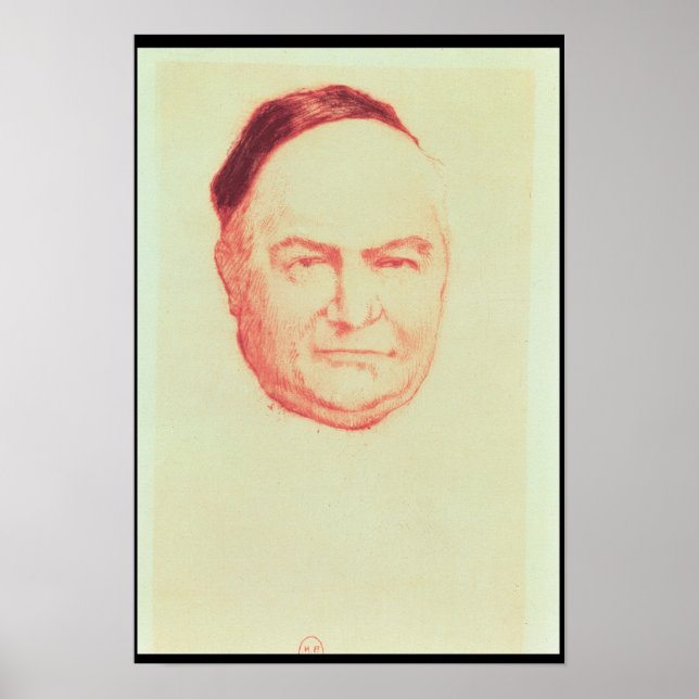 Poster Portrait de Charles Augustin Sainte-Beuve (Devant)