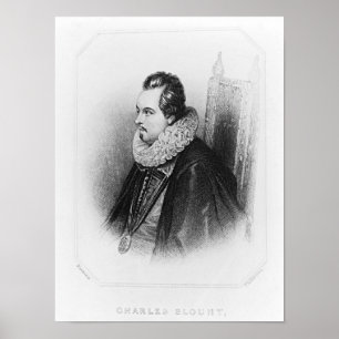 Poster Portrait de Charles Blount 8e comte de