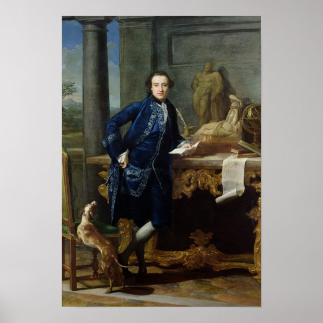 Poster Portrait de Charles John Crowle de Crowle (Devant)