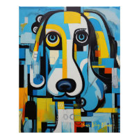 Portrait de chien de caniche 001 - Sable Gabriel