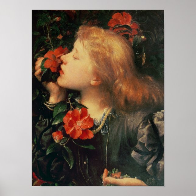 Poster Portrait de Dame Ellen Terry c.1864 (Devant)