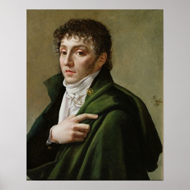 Poster Portrait de Etienne-Henri Mehul 1799 (Devant)