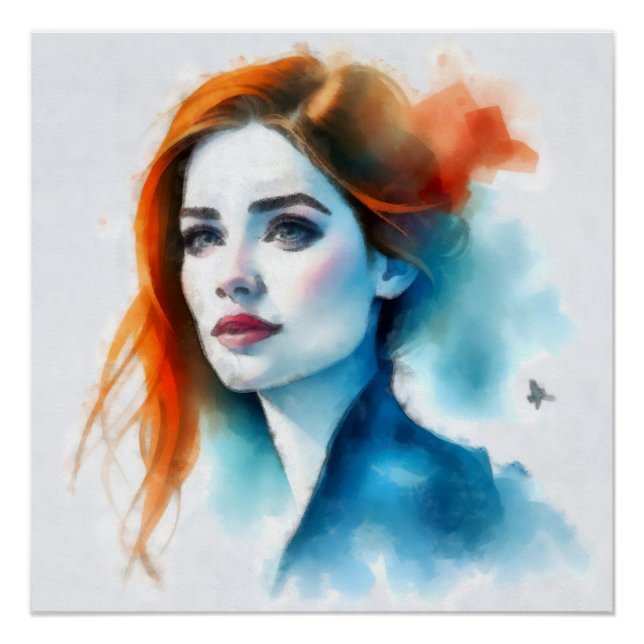 Poster Portrait de femme (Devant)