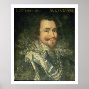 Poster Portrait de George Villiers