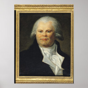Poster Portrait de Georges Danton