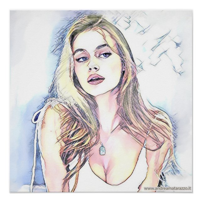 Poster Portrait de Hailey (Devant)