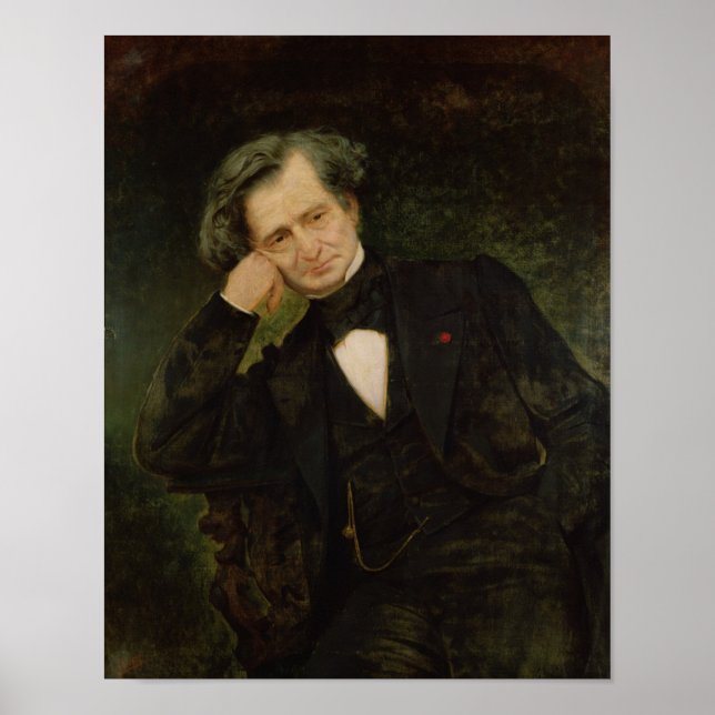 Poster Portrait de Hector Berlioz (Devant)