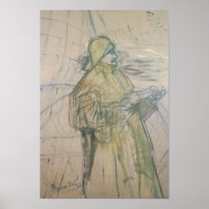 Poster Portrait de Henri De Toulouse-Lautrec de Maurice
