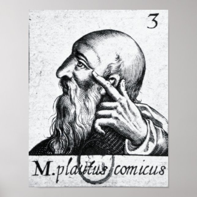 Poster Portrait de Horace portrait de Scipio (Devant)