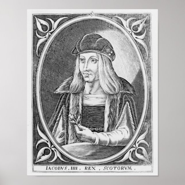 Poster Portrait de James IV d'Ecosse (Devant)