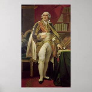 Poster Portrait de Jean-Jacques-REGIS de Cambaceres
