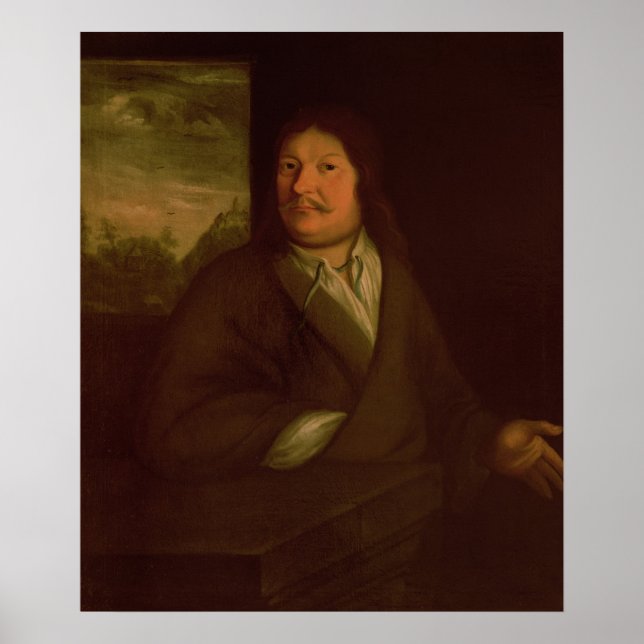 Poster Portrait de Johann Ambrosius Bach, 1685 (Devant)