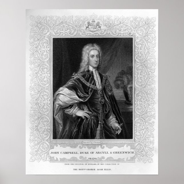 Poster Portrait de John Campbell (Devant)
