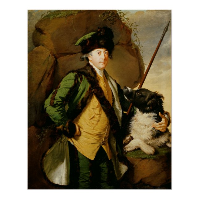 Poster Portrait de John Whetham of Kirklington (1731-81) (Devant)