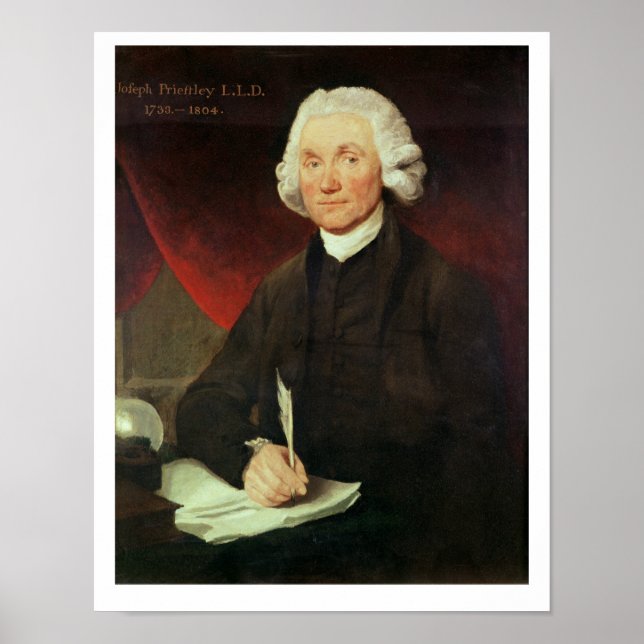 Poster Portrait de Joseph Priestley (1733-1804) (Devant)