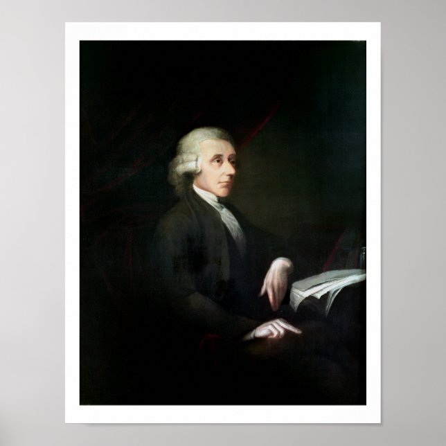 Poster Portrait de Joseph Priestley (1733-1804) (huile su (Devant)