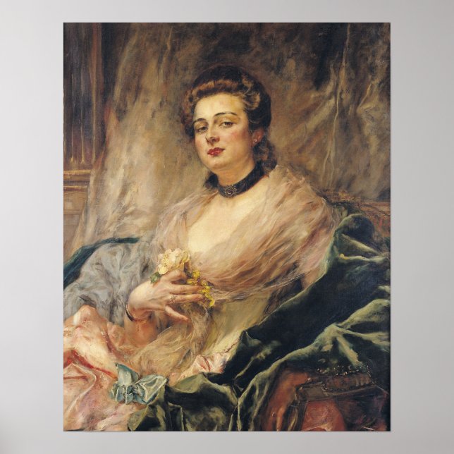 Poster Portrait de la femme de l'artiste (Devant)