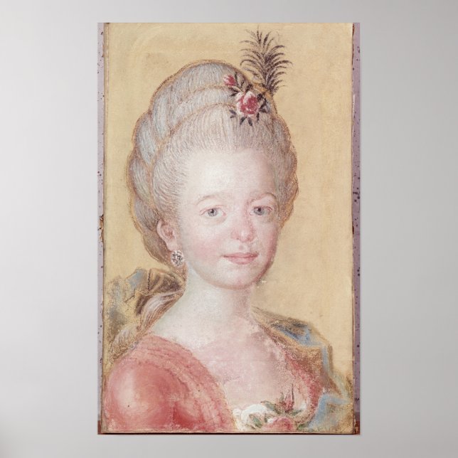 Poster Portrait de la fille de Carl Linné (Devant)