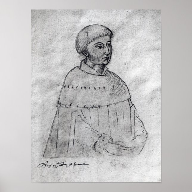Poster Portrait de Louis XI (Devant)