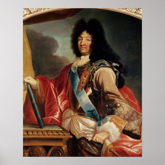 Poster Portrait de Louis XIV (Devant)
