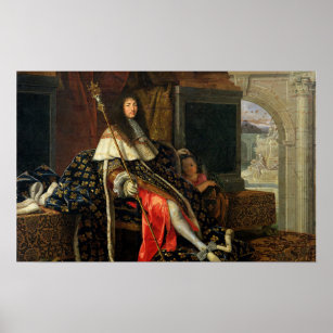 Poster Portrait de Louis XIV 1668