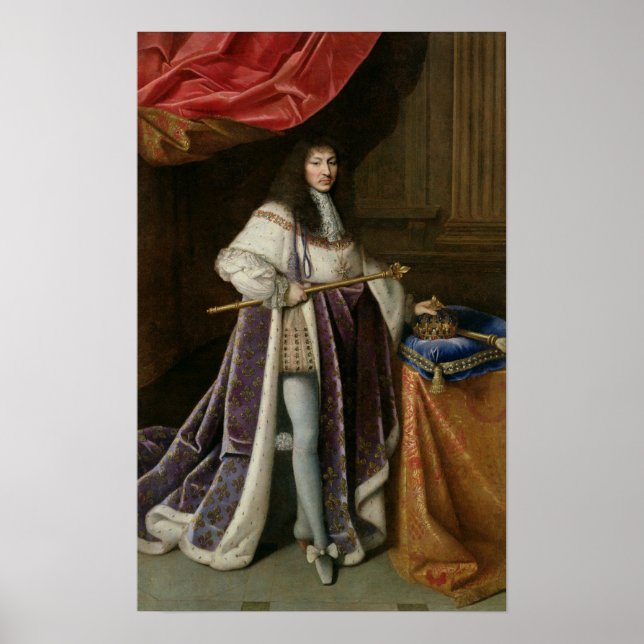 Poster Portrait de Louis XIV 2 (Devant)