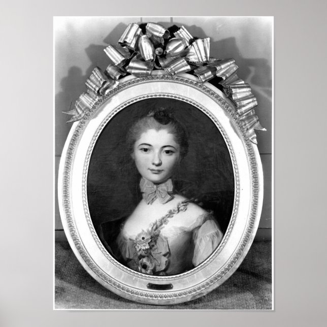 Poster Portrait de Louise Honorine Crozat du Chatel (Devant)