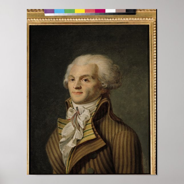 Poster Portrait de Maximilien de Robespierre (Devant)
